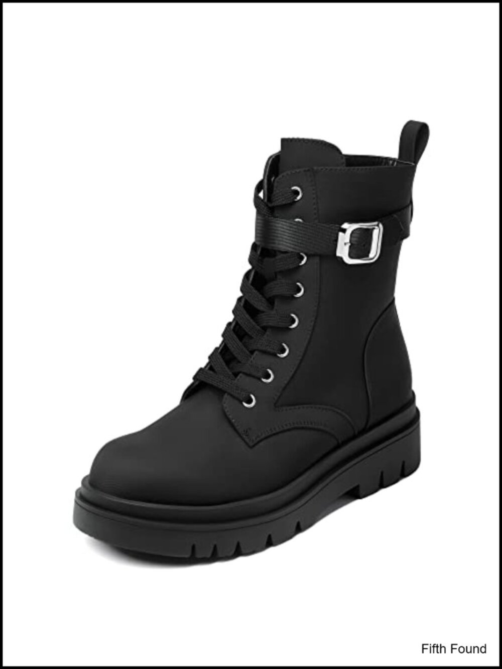 Women's Combat Boots Chunky Heel Ankle Bootie Platform